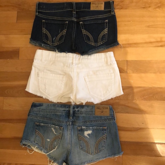 three pairs of cute jean shorts - Picture 2 of 3